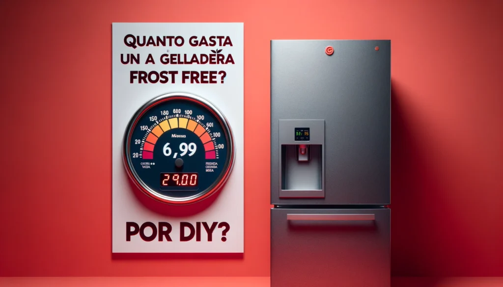 Quanto gasta uma geladeira frost free por dia