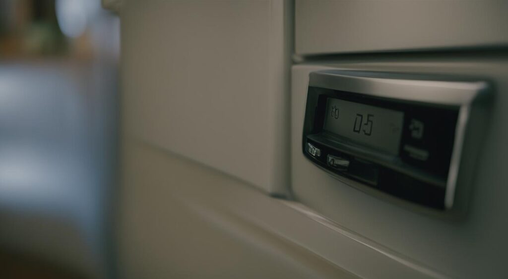 Termostato e Botão de Degelo Termostato e Botão de Degelo