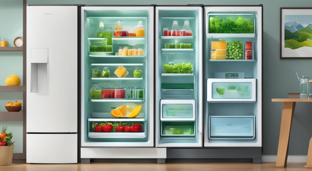 Modos de economia de energia em geladeira