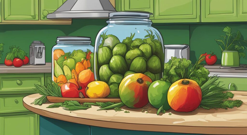 armazenamento de frutas e verduras