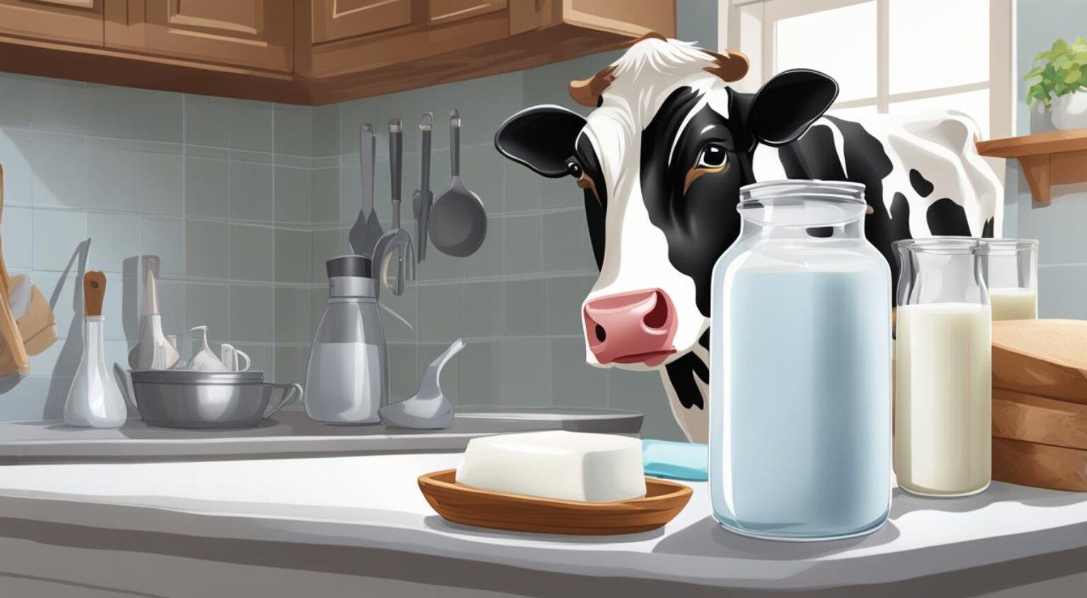 como armazenar leite de vaca na geladeira