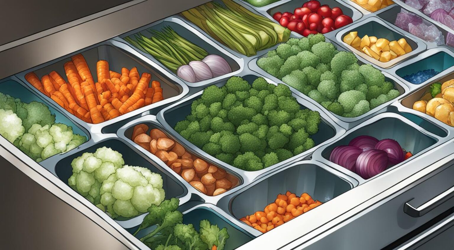 como conservar legumes cozidos na geladeira