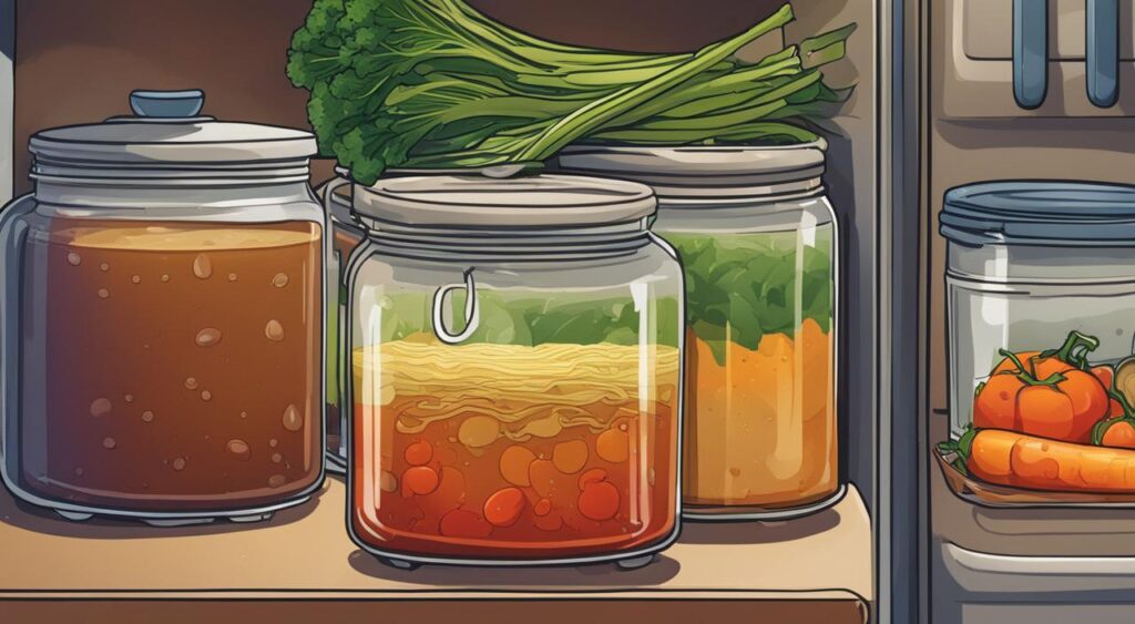 conservação caldo de legumes na geladeira