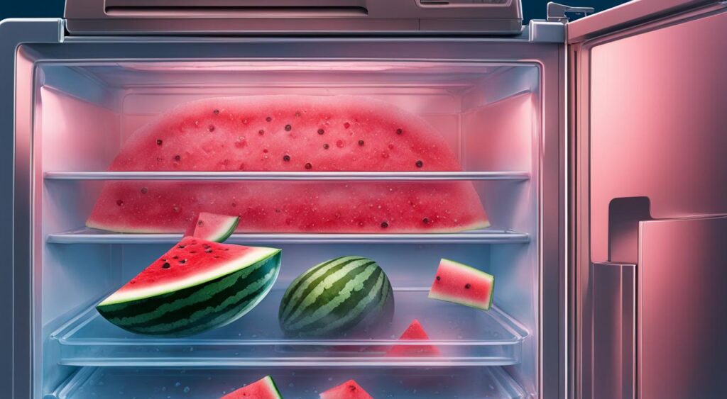 conservação melancia geladeira