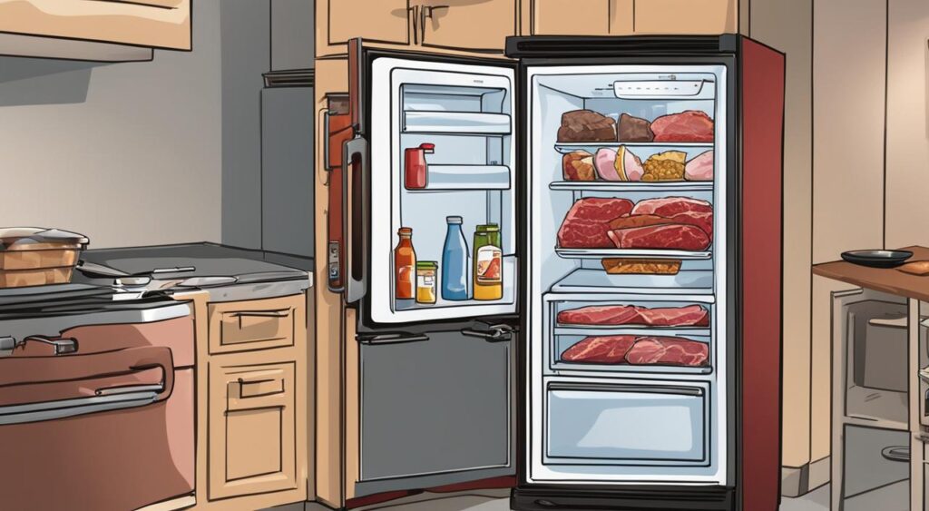 cuidados com a carne na geladeira