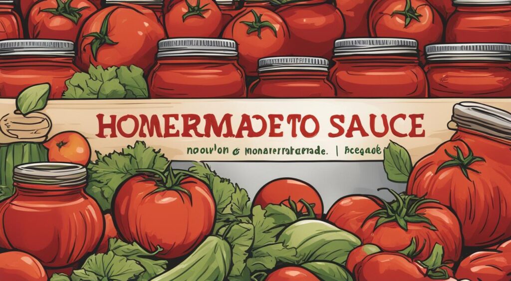 dicas de armazenamento molho de tomate caseiro