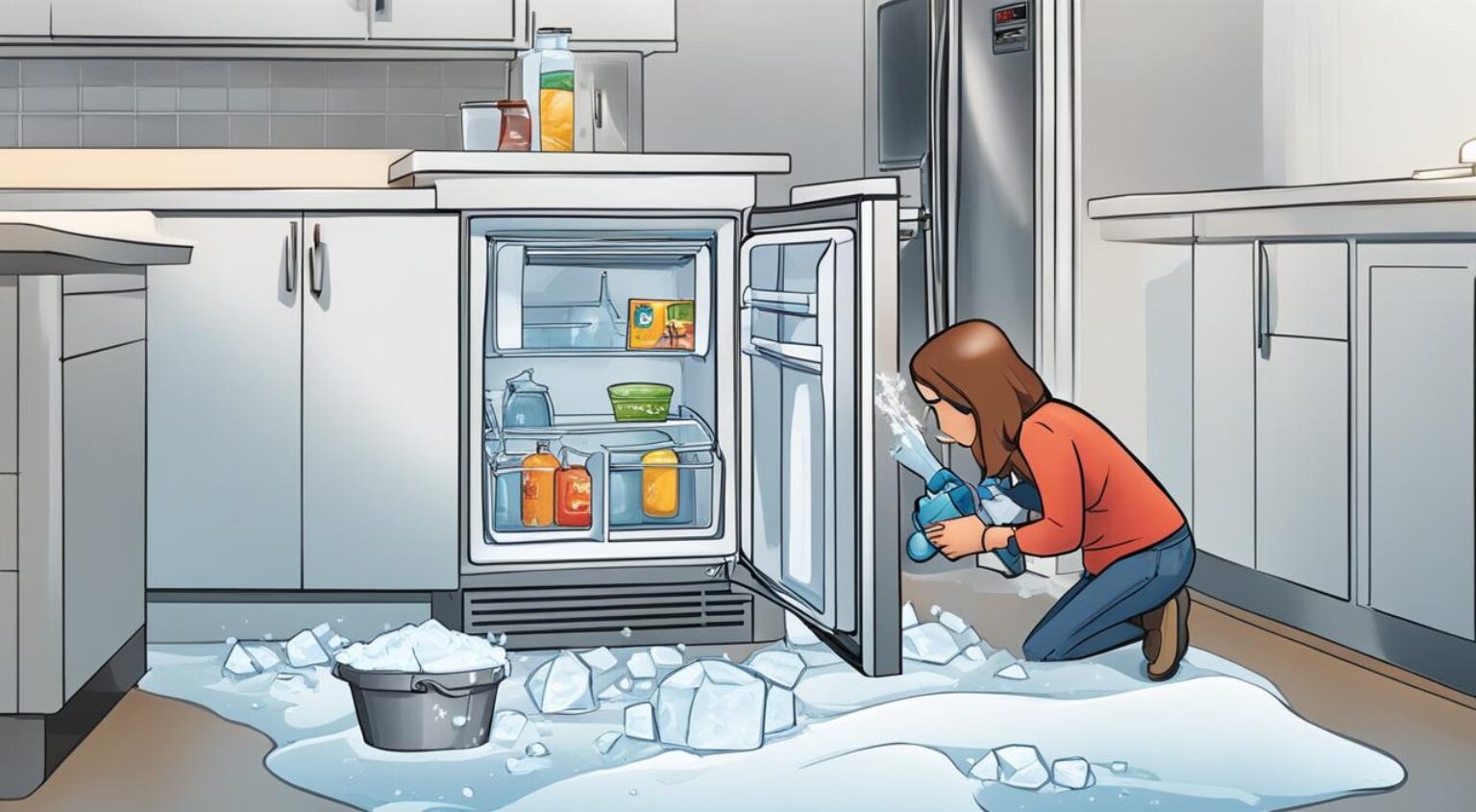 quanto tempo demora o degelo da geladeira frost free