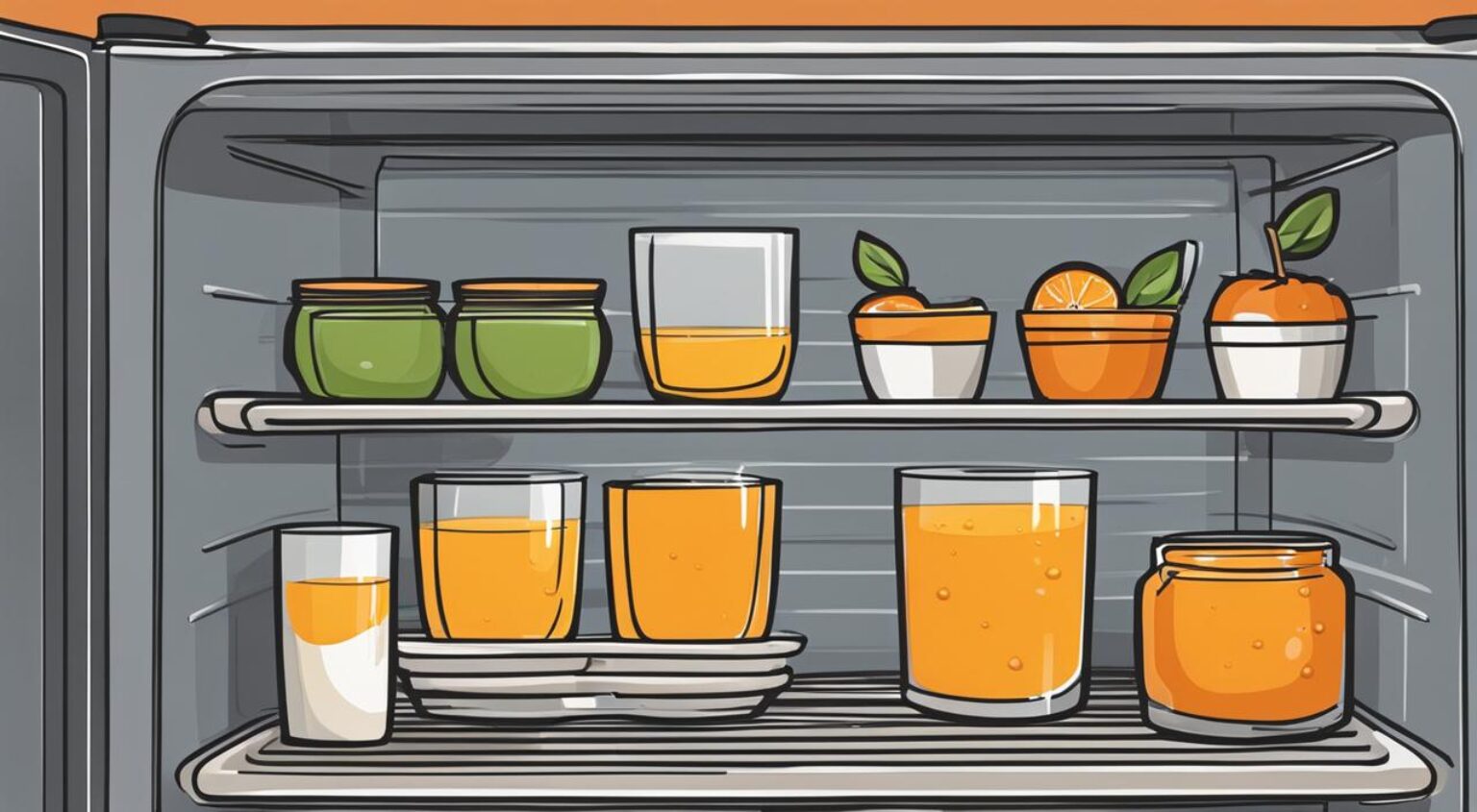 quanto tempo dura suco de laranja natural na geladeira