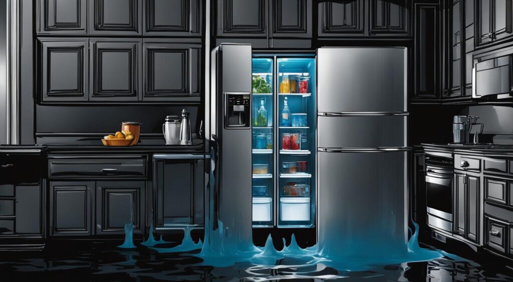riscos de molhar atrás da geladeira